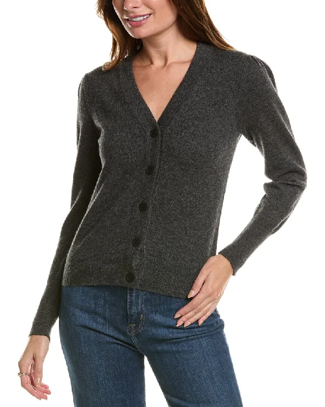 Effortlessly stylish outfits for the modern woman Forte Cashmere Buttoned Short Cashmere Cardigan Effortlessly stylish outfits for the modern woman Forte Cashmere Buttoned Short Cashmere Cardigan