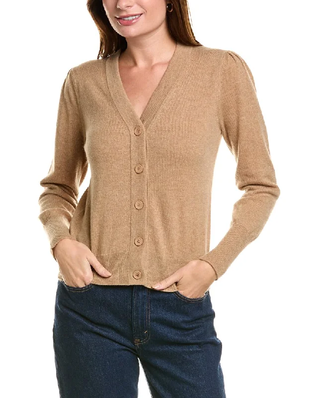 Curated collections of sophisticated women’s wear Forte Cashmere Buttoned Short Cashmere Cardigan Curated collections of sophisticated women’s wear Forte Cashmere Buttoned Short Cashmere Cardigan