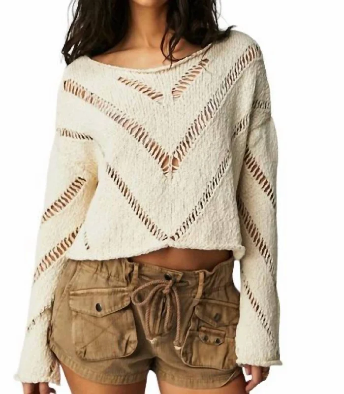 Premium quality women’s clothing at affordable prices   Hayley Sweater In Cream