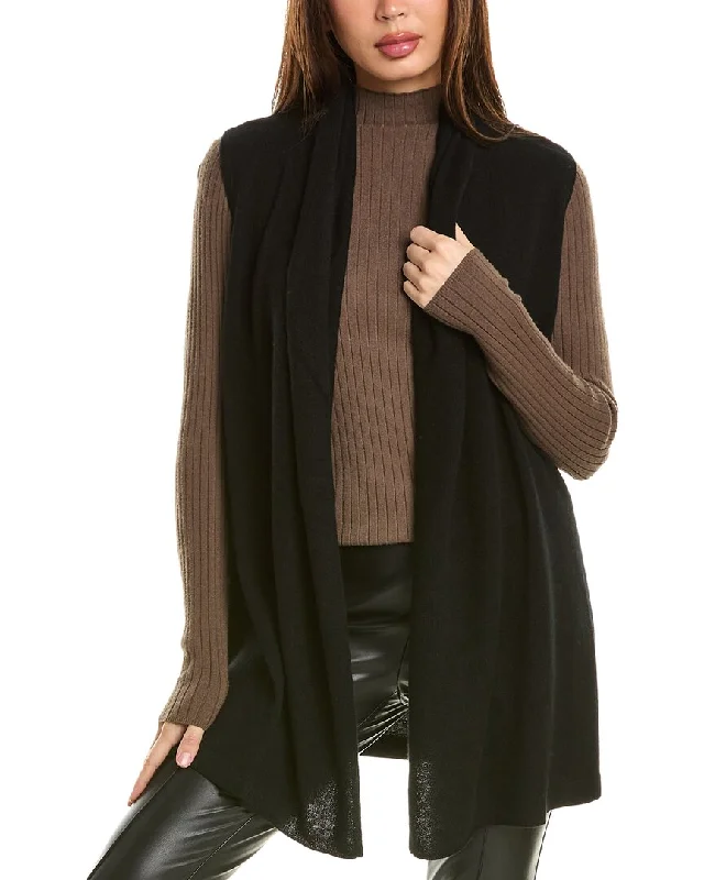 Discover the latest trends in women’s fashion InCashmere Sleeveless Cashmere Cardigan Discover the latest trends in women’s fashion InCashmere Sleeveless Cashmere Cardigan
