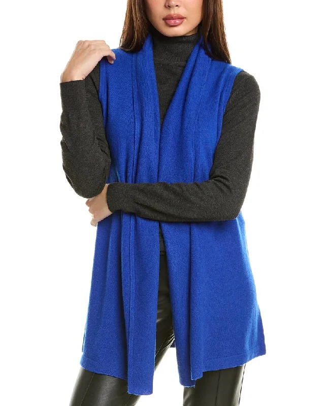 Stylish women’s clothing designed for comfort InCashmere Sleeveless Cashmere Cardigan Stylish women’s clothing designed for comfort InCashmere Sleeveless Cashmere Cardigan