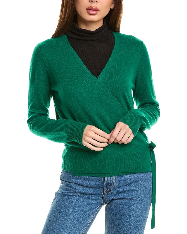 Refresh your closet with chic and comfy styles InCashmere Tie-Side Cashmere Cardigan Refresh your closet with chic and comfy styles InCashmere Tie-Side Cashmere Cardigan