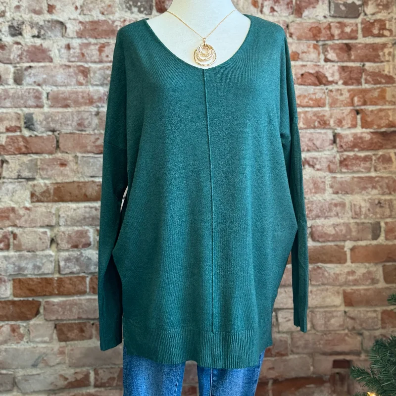 Look and feel your best in our women’s wear Keep Shining Long Sleeve Sweater Hunter Green Look and feel your best in our women’s wear Keep Shining Long Sleeve Sweater Hunter Green