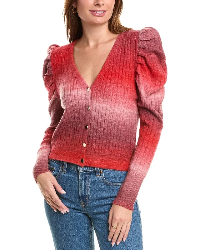 Trendy women’s clothing with a modern twist Lea & Viola Puff Sleeve Wool-Blend Cardigan Trendy women’s clothing with a modern twist Lea & Viola Puff Sleeve Wool-Blend Cardigan