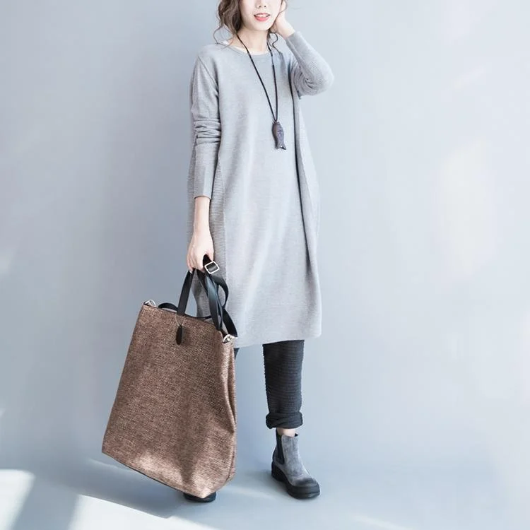 Create a timeless wardrobe with fashionable pieces Light gray cotton sweater dress oversize knit dresses wool sweaters Create a timeless wardrobe with fashionable pieces Light gray cotton sweater dress oversize knit dresses wool sweaters