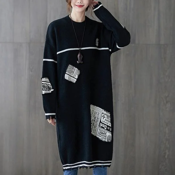 Comfortable yet stylish outfits for women on the go long sleeve plus size knitted vintage for women casual midi autumn winter sweater dress Comfortable yet stylish outfits for women on the go long sleeve plus size knitted vintage for women casual midi autumn winter sweater dress