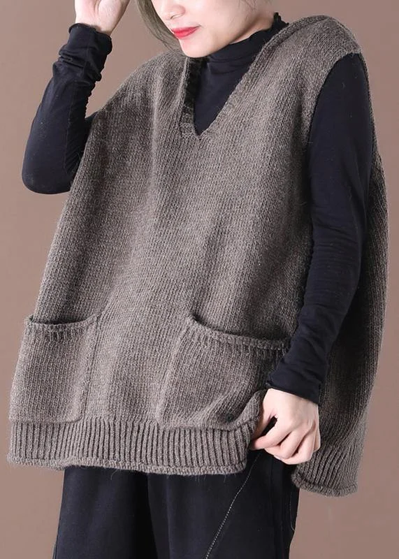 Sporty-chic women’s apparel for active lifestyles Loose Large Size Literary Hooded Knit Waistcoat Sweater Coat Sporty-chic women’s apparel for active lifestyles Loose Large Size Literary Hooded Knit Waistcoat Sweater Coat