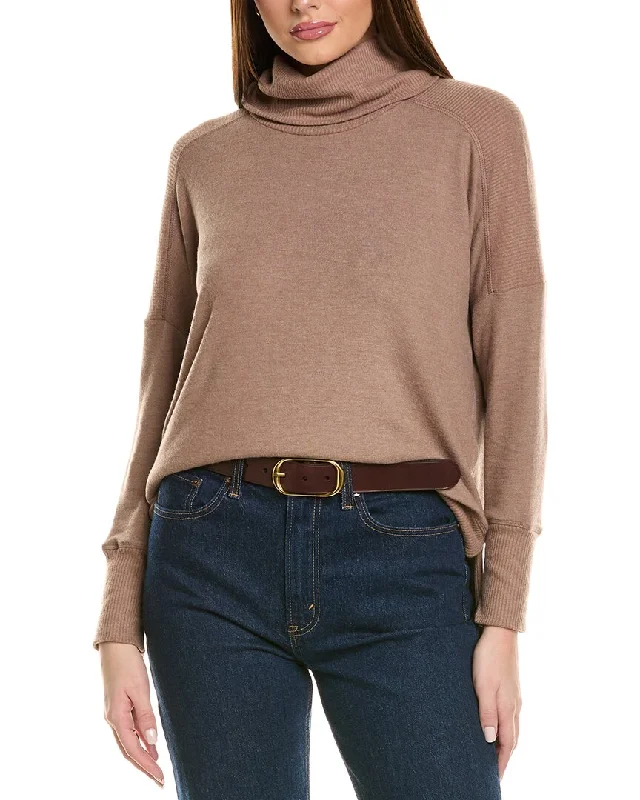 Sustainable fashion for stylish women   Michael Stars Frida Mock Neck Sweater