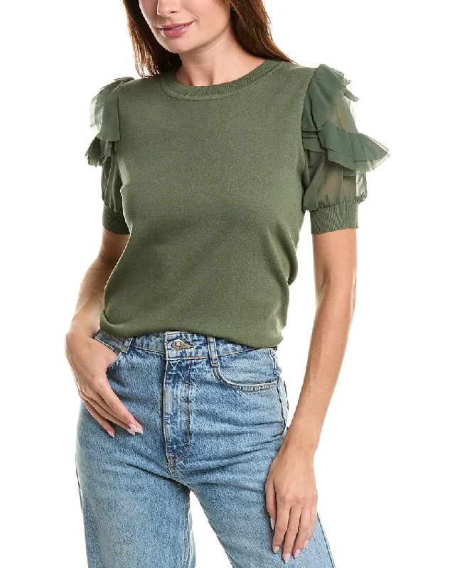 Express your style with fashionable women’s clothing   Nanette Nanette Lepore Chiffon Sleeve Sweater