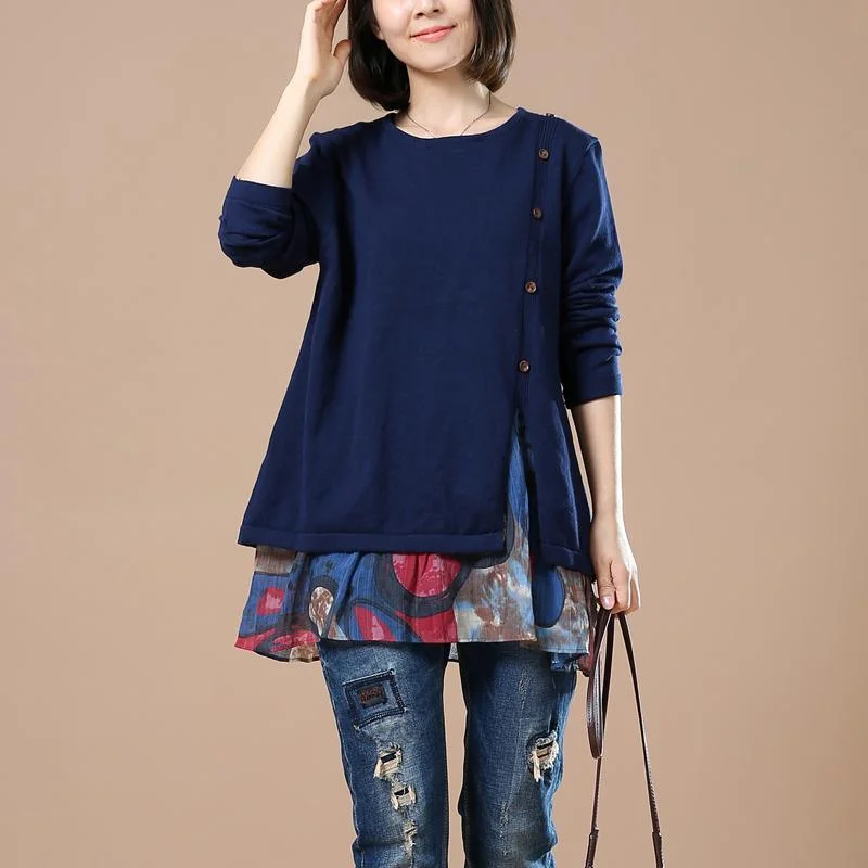 Clothing that’s as bold as you are   Navy layered sweaters plus size knitwear
