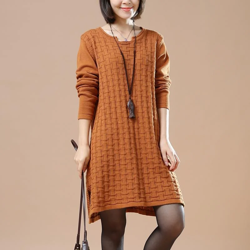 Casual outfits that elevate your style Orange plus size sweaters new pattern knitted Casual outfits that elevate your style Orange plus size sweaters new pattern knitted