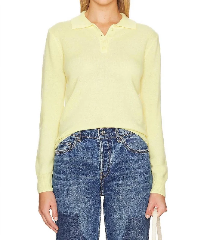 Comfortable yet stylish outfits for women on the go   Pina Polo Sweater In Butter