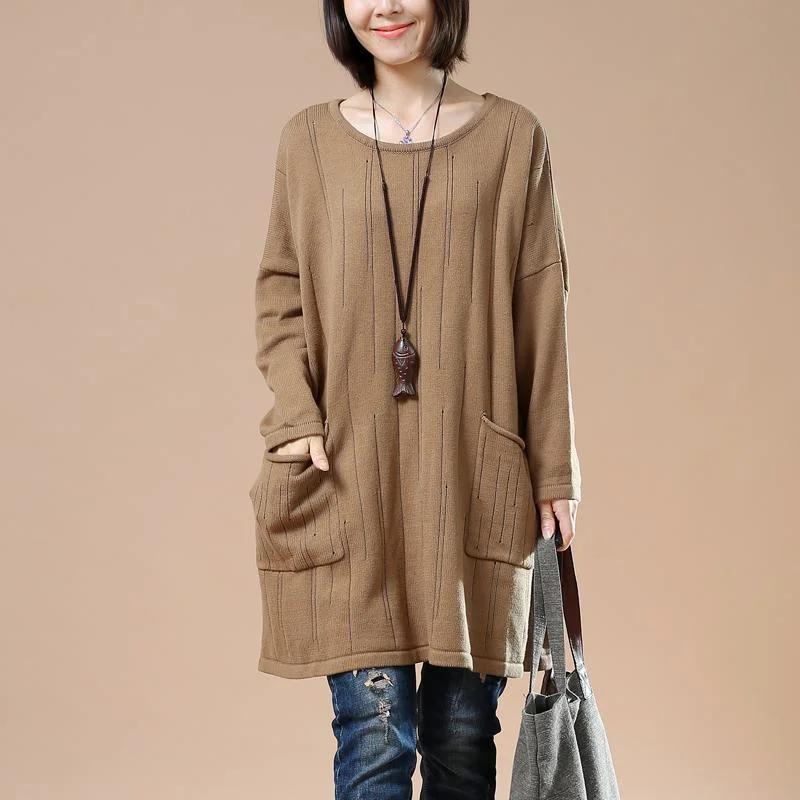 Bold, confident, and stylish women’s clothing Plus size sweaters khaki women sweater knit blouses Bold, confident, and stylish women’s clothing Plus size sweaters khaki women sweater knit blouses
