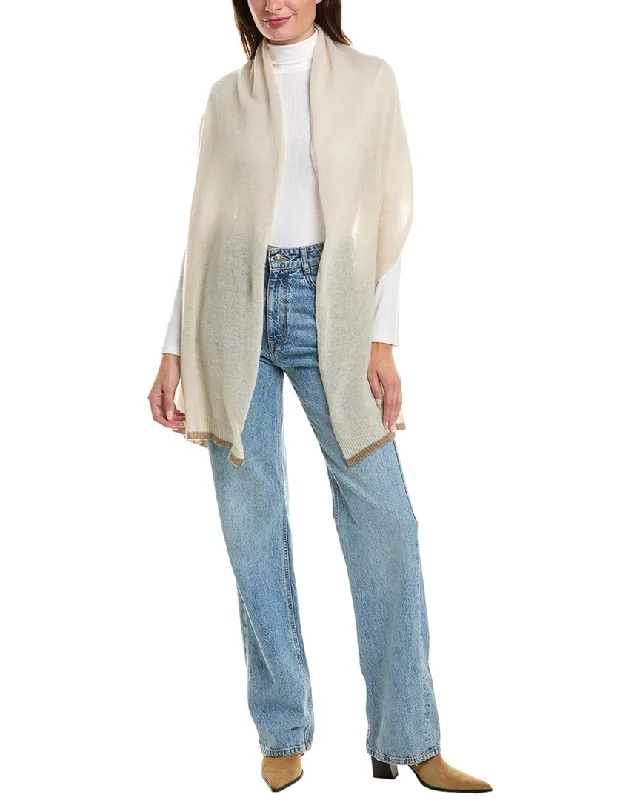 Affordable fashion that looks high-end   Portolano Flat Jersey Oblong Cashmere Wrap