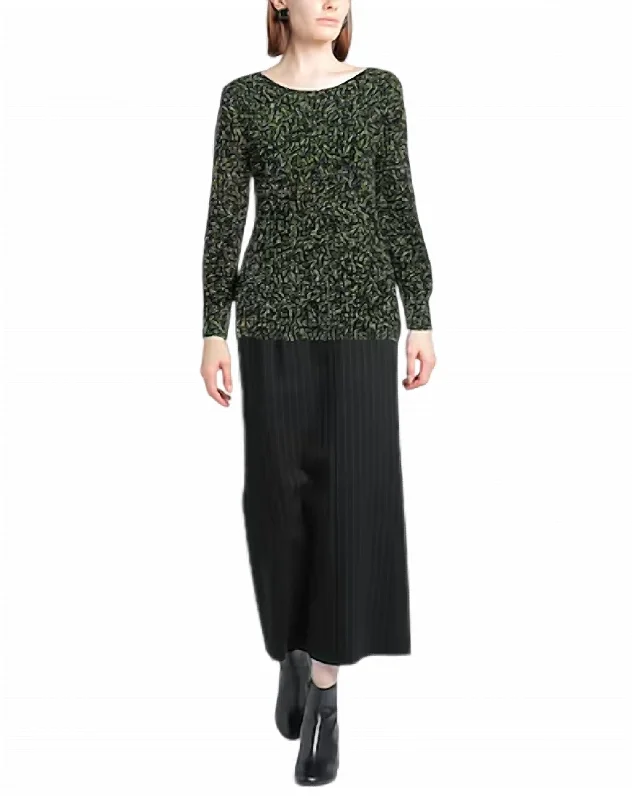 Premium quality women’s clothing at affordable prices   Speckle Sweater In Green