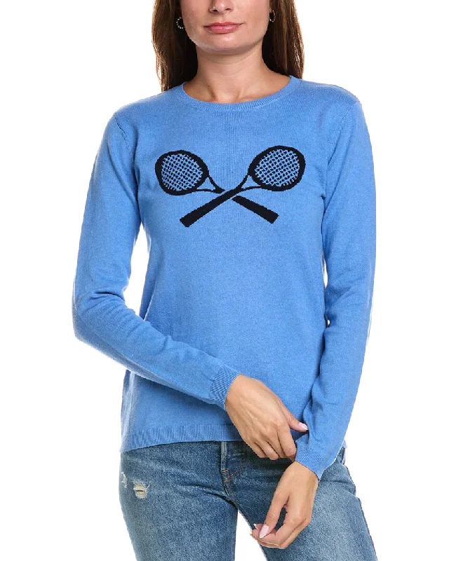 Fashion-forward women’s clothing on a budget Two Bees Cashmere Tennis Cashmere-Blend Sweater Fashion-forward women’s clothing on a budget Two Bees Cashmere Tennis Cashmere-Blend Sweater