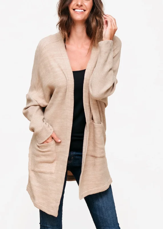 Casual outfits that elevate your style   Women's Basic Cardigan In Camel