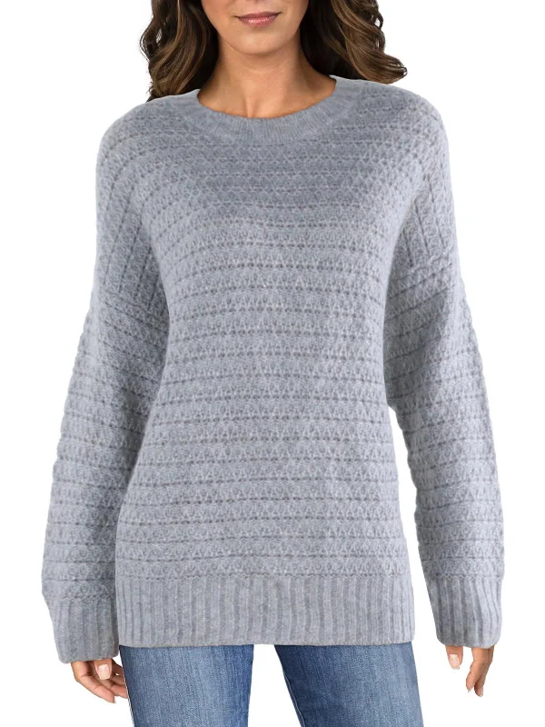 Fashionable women’s clothing that makes you shine Womens Pintelle Metallic Crewneck Sweater Fashionable women’s clothing that makes you shine Womens Pintelle Metallic Crewneck Sweater