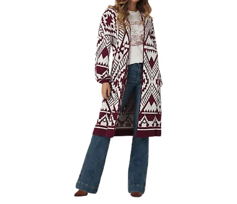 Chic, modern fashion for empowered women   Women's Retro Punchy Cardigan In Magenta