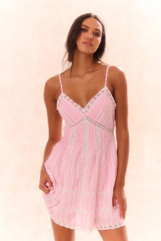 Chic, modern fashion for empowered women   Docila Cotton Striped Dress