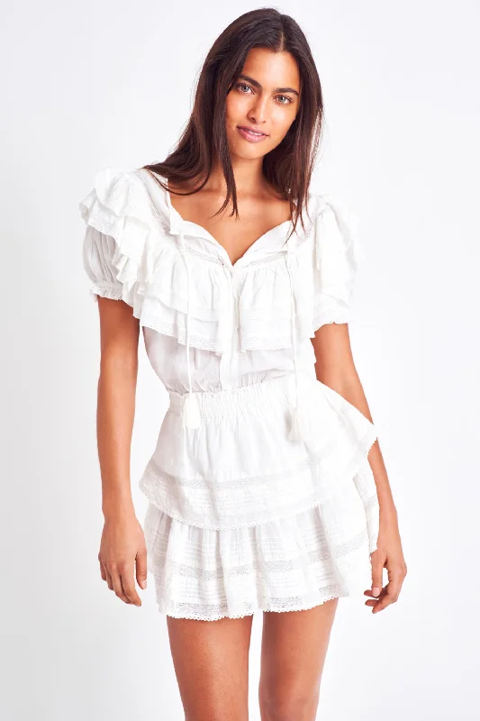 Elevate your style with fashionable women’s clothing   Liv Cotton Ruffled Dress