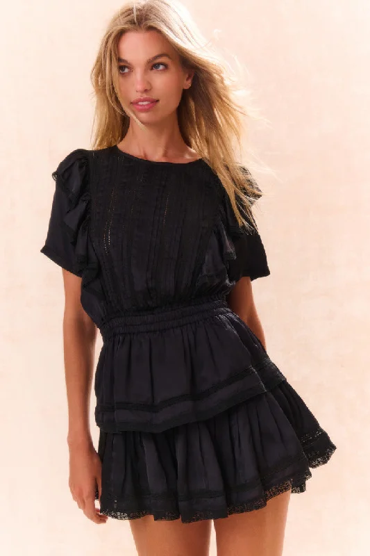 Refresh your wardrobe with trendy women’s apparel   Natasha Cotton Ruffle Dress