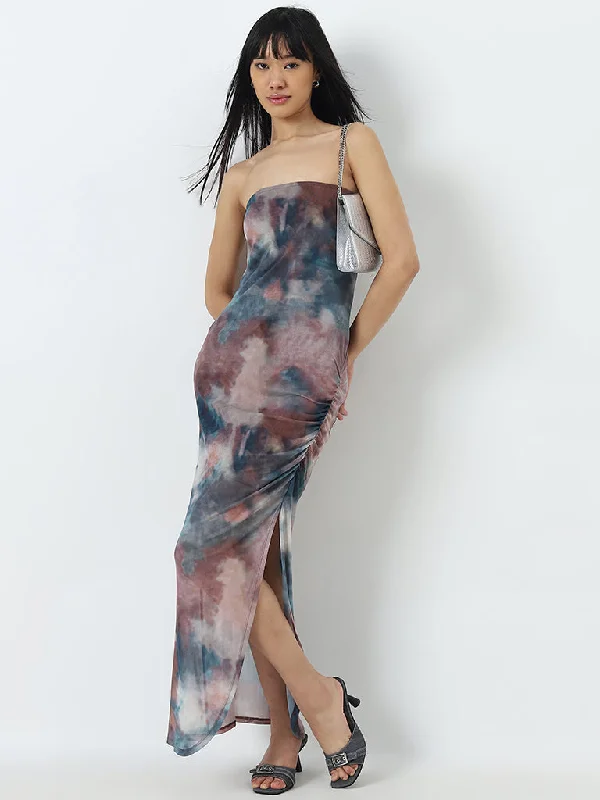 Get noticed with eye-catching women’s fashion Nuon Multicolour Tie-Dye Design Cotton Tube Dress Get noticed with eye-catching women’s fashion Nuon Multicolour Tie-Dye Design Cotton Tube Dress