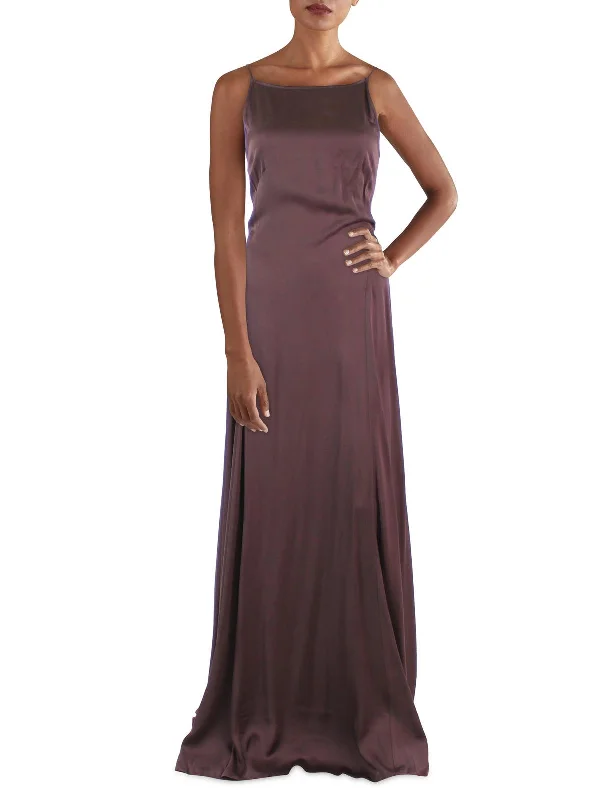 Create a timeless wardrobe with fashionable pieces Audrey Womens Satin Spaghetti Straps Slip Dress Create a timeless wardrobe with fashionable pieces Audrey Womens Satin Spaghetti Straps Slip Dress