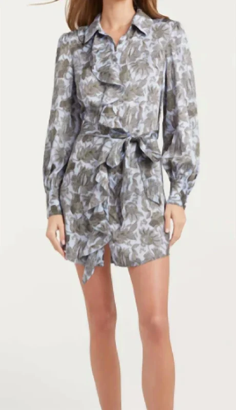 Comfortable yet stylish outfits for women on the go   Charley Dress In Frost Black Olive