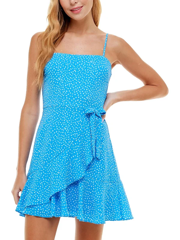 Designer-inspired women’s fashion at affordable prices Juniors Womens Crepe Polka Dot Fit & Flare Dress Designer-inspired women’s fashion at affordable prices Juniors Womens Crepe Polka Dot Fit & Flare Dress