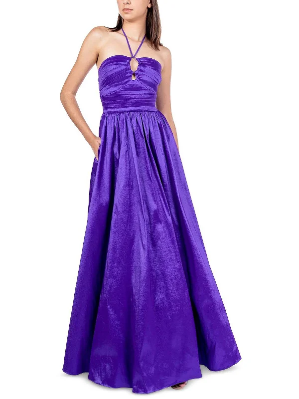 Uncover unique pieces for your perfect wardrobe Juniors Womens Shutter Pleat Keyhole Evening Dress Uncover unique pieces for your perfect wardrobe Juniors Womens Shutter Pleat Keyhole Evening Dress