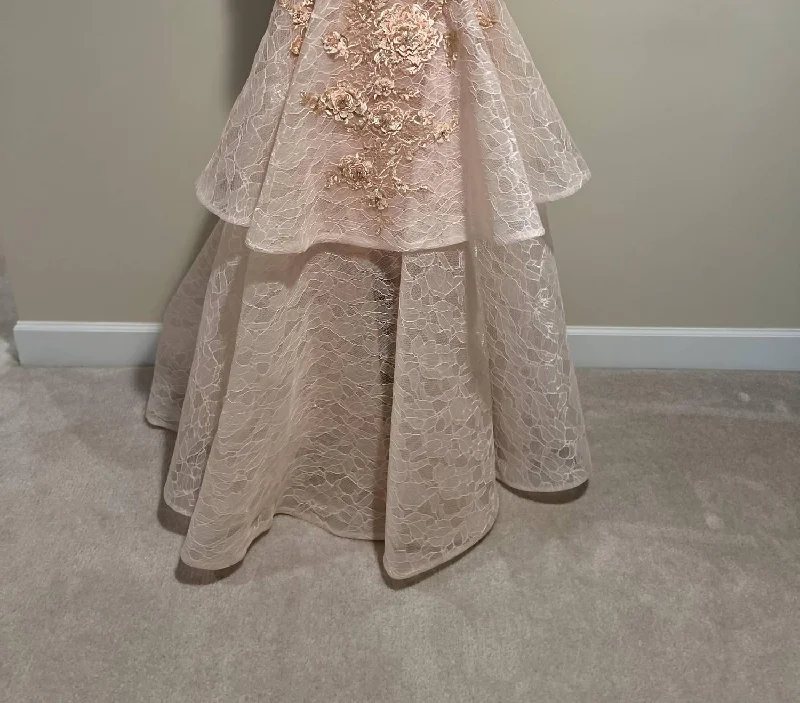 Elevate your style with fashionable women’s clothing   Long Ball Gown In Coral