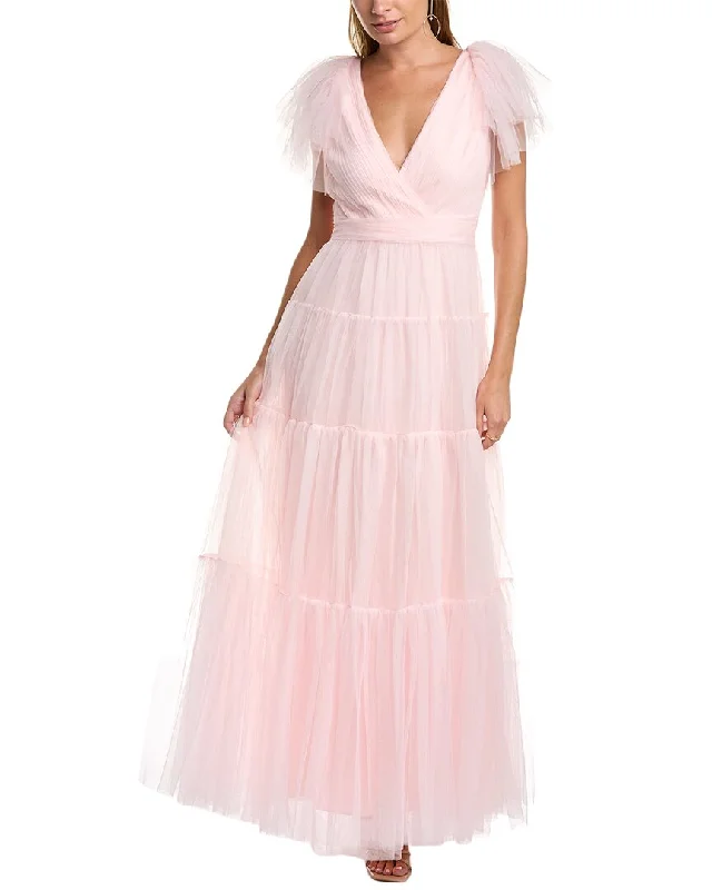 Trendy women’s clothing    ML Monique Lhuillier Tulle Gown