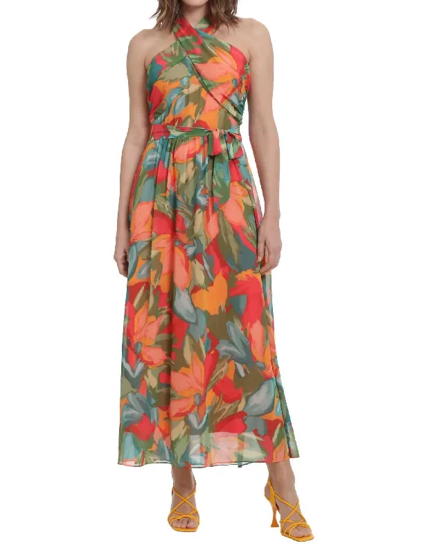 Stylish clothing designed to flatter every woman   Onyx Dress In Gold/jade