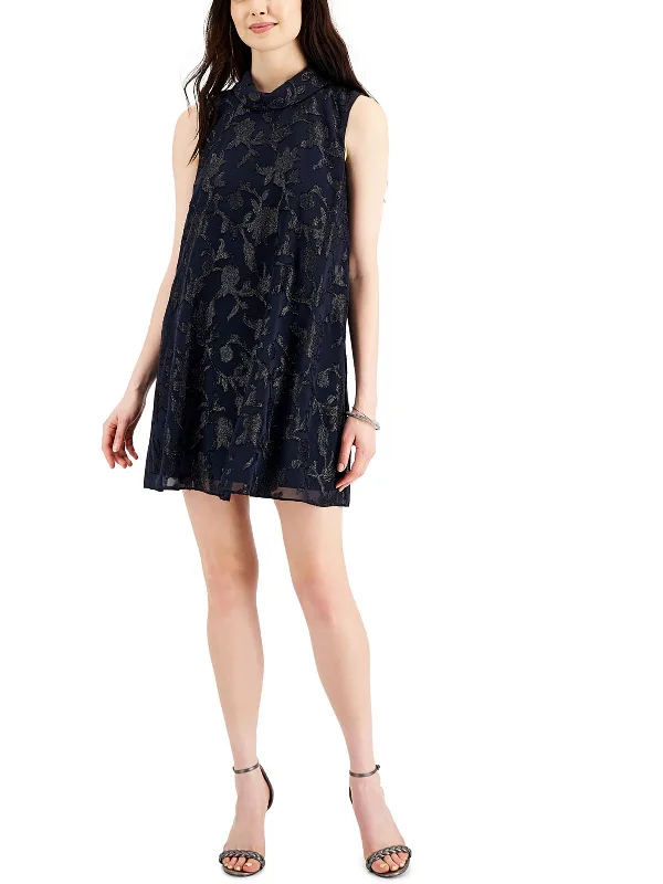 Clothing that’s as bold as you are Petites Womens Metallic Mini Cocktail and Party Dress Clothing that’s as bold as you are Petites Womens Metallic Mini Cocktail and Party Dress