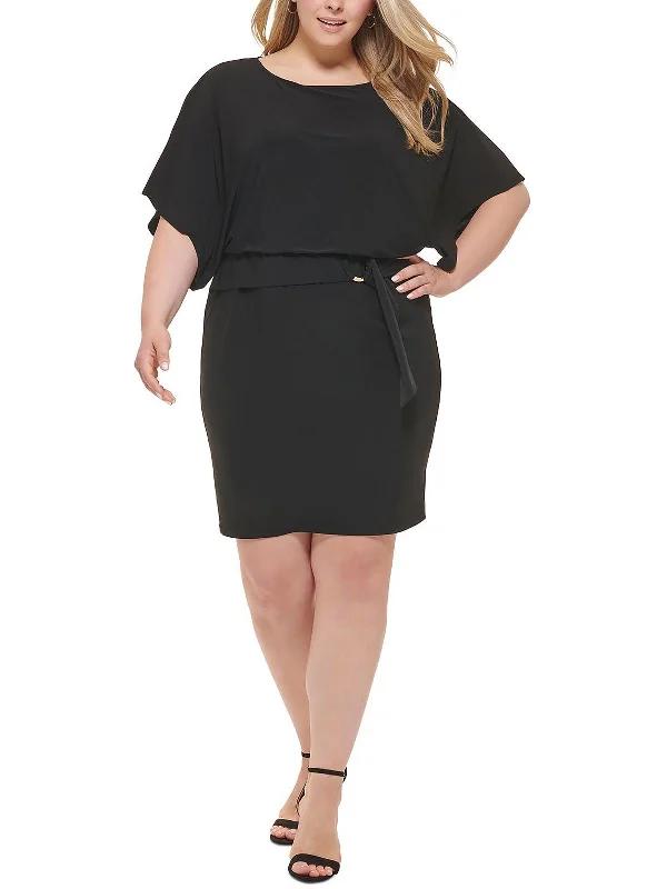 Find your perfect fit with stylish women’s clothing Plus Womens Blouson Belted Cocktail and Party Dress Find your perfect fit with stylish women’s clothing Plus Womens Blouson Belted Cocktail and Party Dress