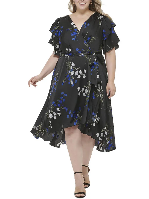 Find your perfect fit with stylish women’s clothing Plus Womens Floral Midi Wrap Dress Find your perfect fit with stylish women’s clothing Plus Womens Floral Midi Wrap Dress