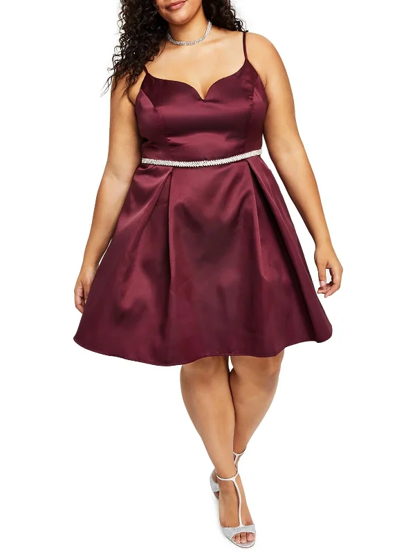 Clothing that’s as bold as you are Plus Womens Rhinestone V-Neck Cocktail and Party Dress Clothing that’s as bold as you are Plus Womens Rhinestone V-Neck Cocktail and Party Dress