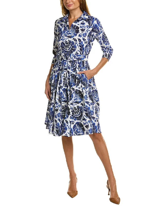 Dress to impress with elegant women’s wear   Samantha Sung 3/4-Sleeve Shirtdress