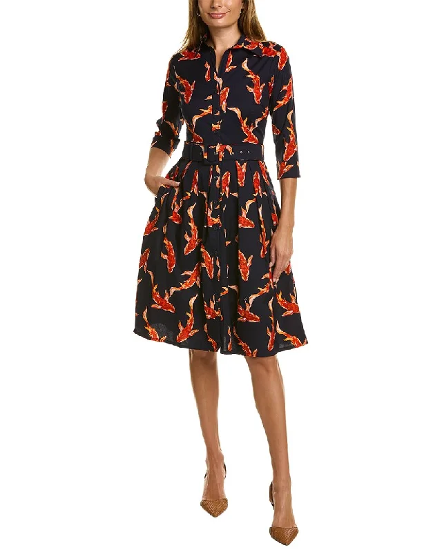 Everyday essentials for a stylish wardrobe Samantha Sung Audrey 1 3/4-Sleeve Shirtdress Everyday essentials for a stylish wardrobe Samantha Sung Audrey 1 3/4-Sleeve Shirtdress