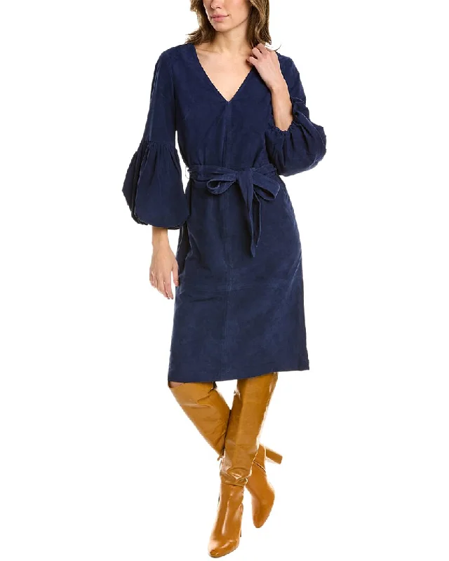 Fashionable clothing to fit every body type   Trina Turk Priya Suede Dress