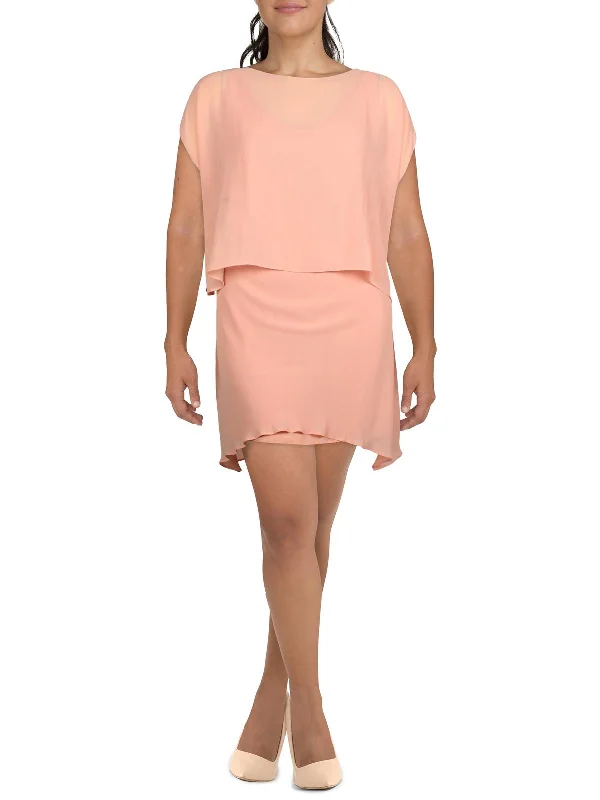 Curated collections of sophisticated women’s wear Womens Chiffon Short Sleeves Cocktail and Party Dress Curated collections of sophisticated women’s wear Womens Chiffon Short Sleeves Cocktail and Party Dress