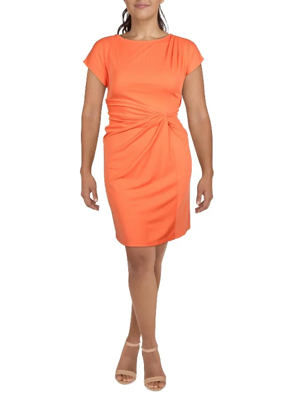 Statement pieces for the confident woman   Womens Jersey Cap Sleeve Sheath Dress