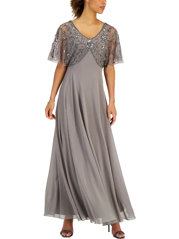 Affordable stylish women’s fashion collection   Womens Lace Embroidered Evening Dress