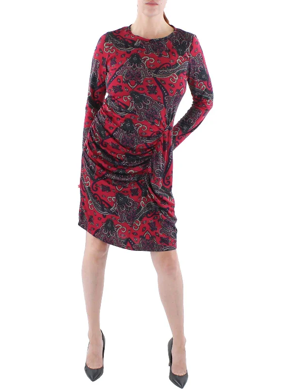 Bold fashion choices for the confident woman   Womens Paisley Knee Sheath Dress