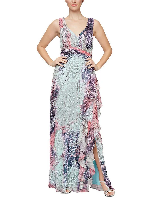 Comfortable yet stylish outfits for women on the go Womens Ruffled Maxi Evening Dress Comfortable yet stylish outfits for women on the go Womens Ruffled Maxi Evening Dress