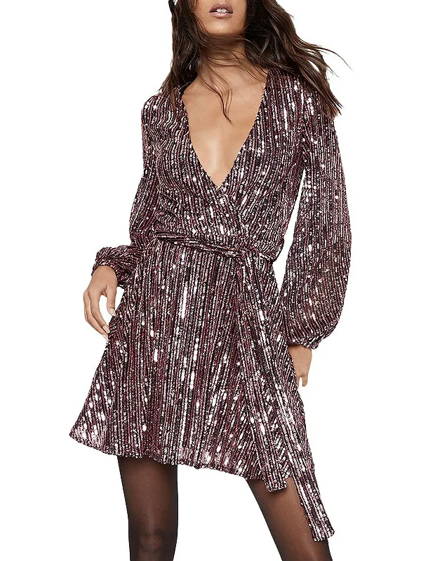 Find your perfect fit with stylish women’s clothing Womens Sequin V-neck Cocktail and Party Dress Find your perfect fit with stylish women’s clothing Womens Sequin V-neck Cocktail and Party Dress