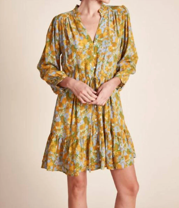 Casual yet chic women’s outfits for work or play   Yulia Shirtdress In Golden Briar