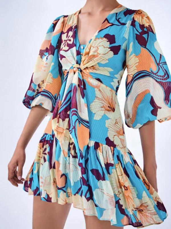 Stylish and comfortable outfits for women   Zora Dress In Blue
