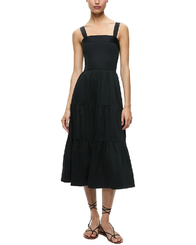 Step up your style with trendy women’s clothing   alice + olivia Saige Tiered Dress